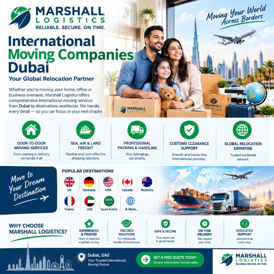 Best International Moving Companies in Dubai