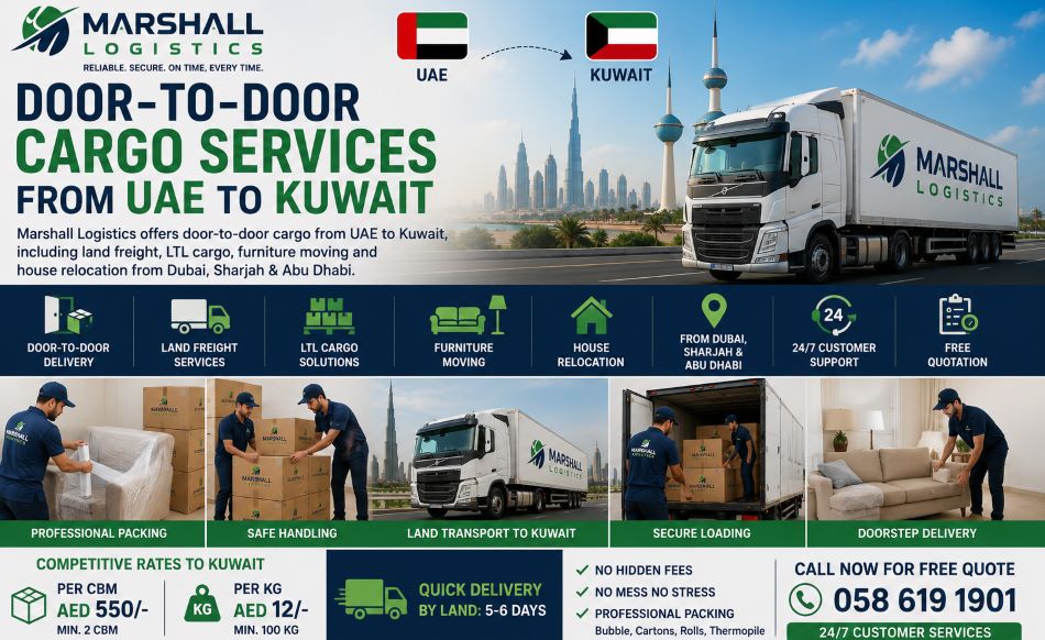 Cargo Services from UAE to Kuwait