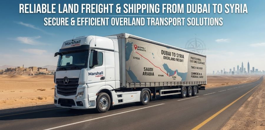 Shipping Services from UAE to Syria