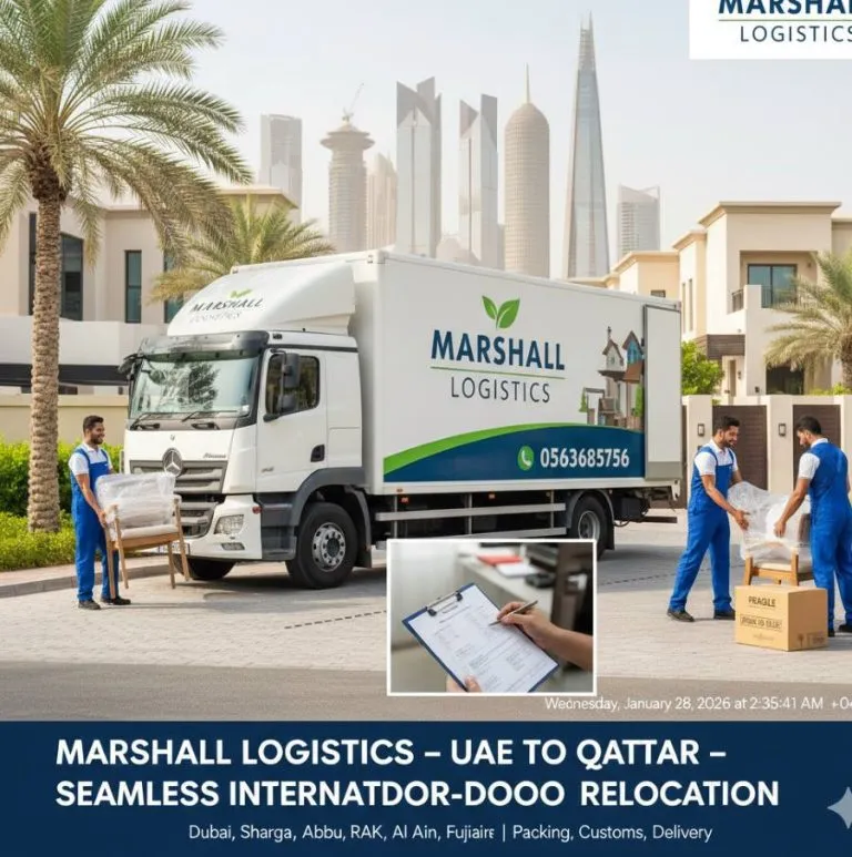 Dubai To Qatar Moving Services With Marshall