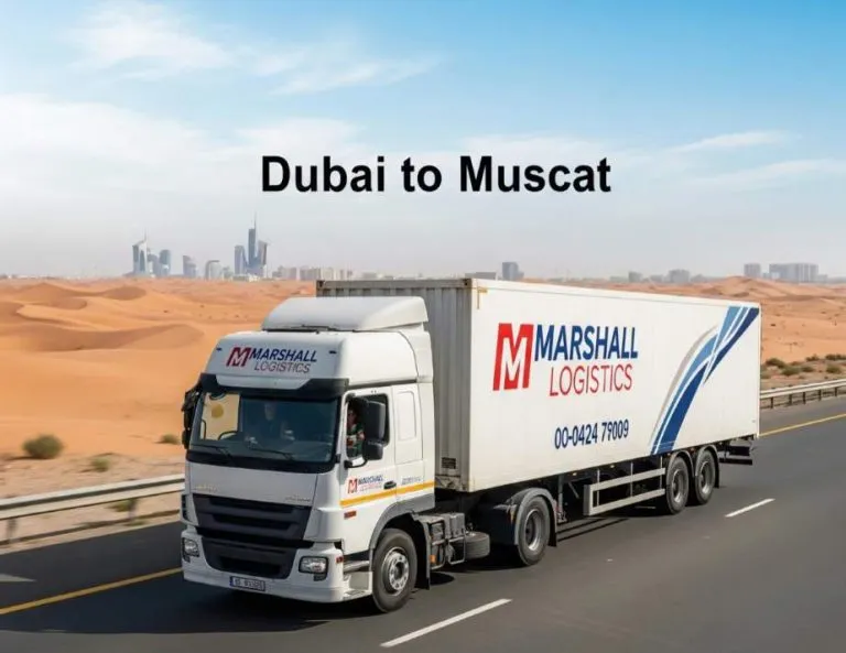 Marshall Logistics Transportation From Dubai To Muscat