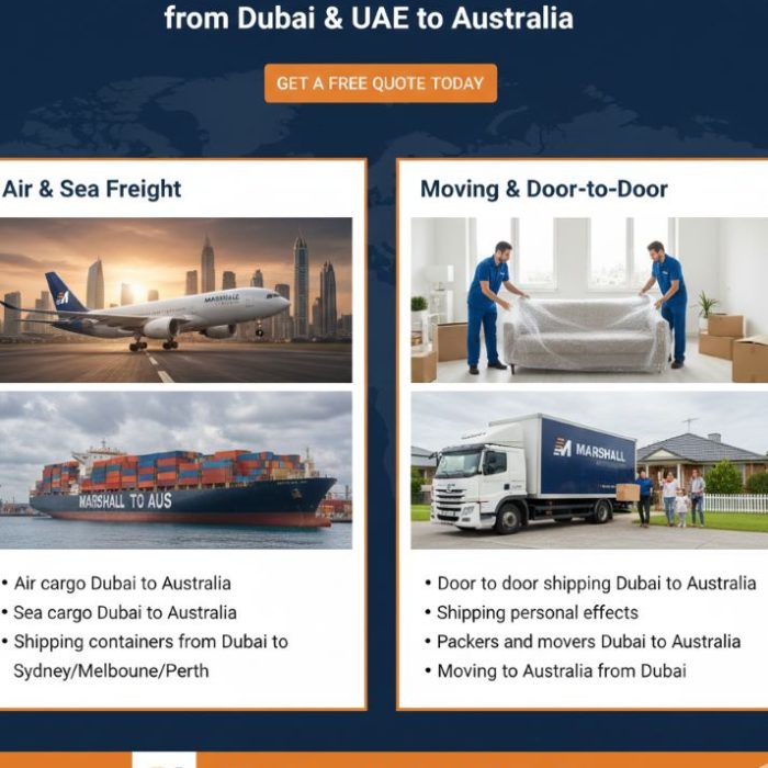 Cargo from Dubai to Australia