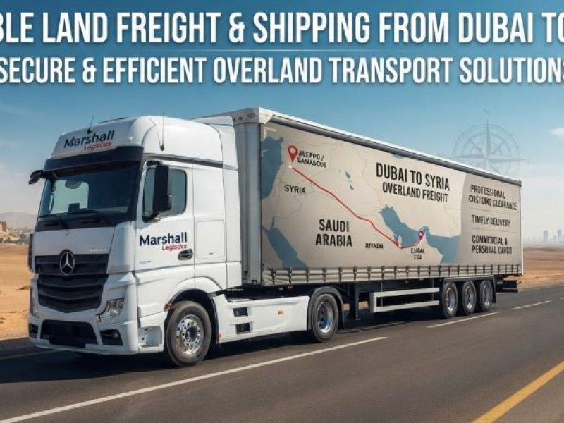 Shipping Services from UAE to Syria