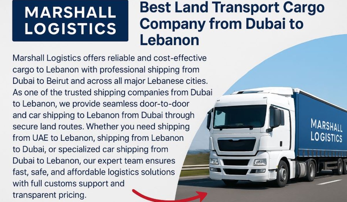 land cargo services to lebanon